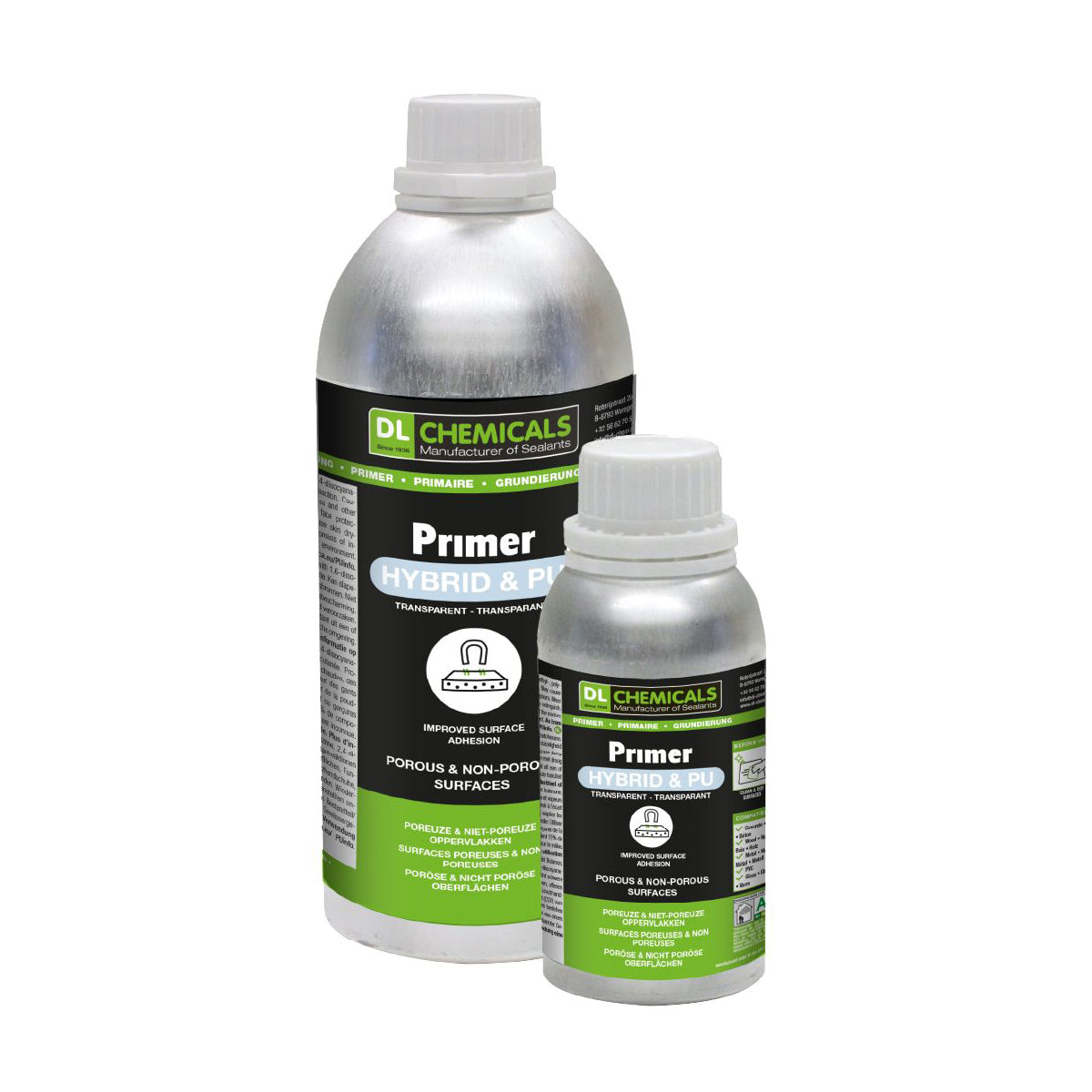 HYBRID & PU Primer – Primaire polyuréthane pour mastics PU, MS et hybrides