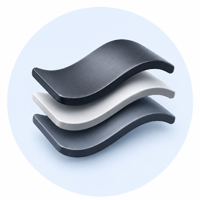Tige : Polymère (PVC / PU / Caoutchouc)