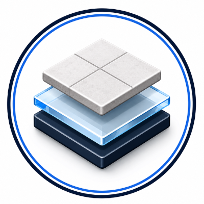 Blue & Grey Ceram