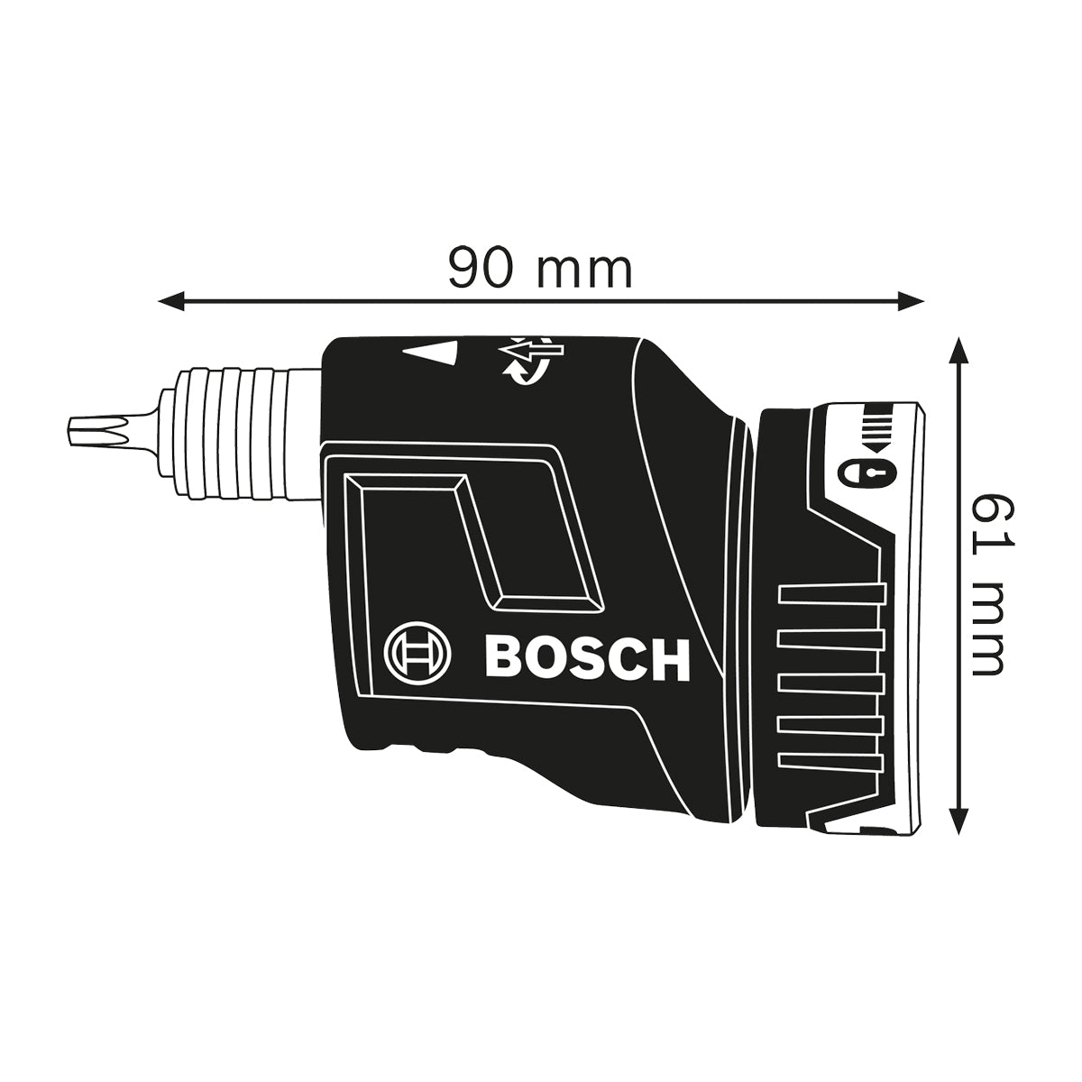 Adaptateur excentré Bosch PRO GFA 18-E FlexiClick