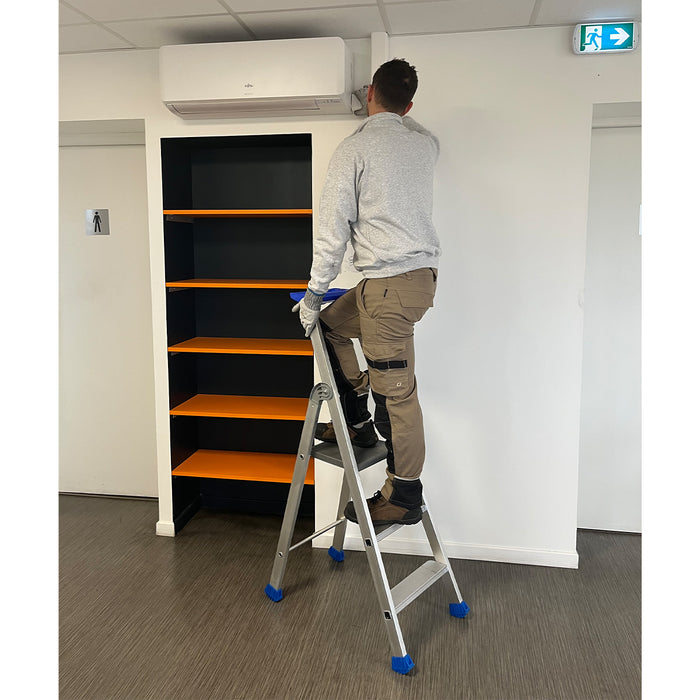 Escabeau professionnel MAXIBAT aluminium TUBESCA-COMABI