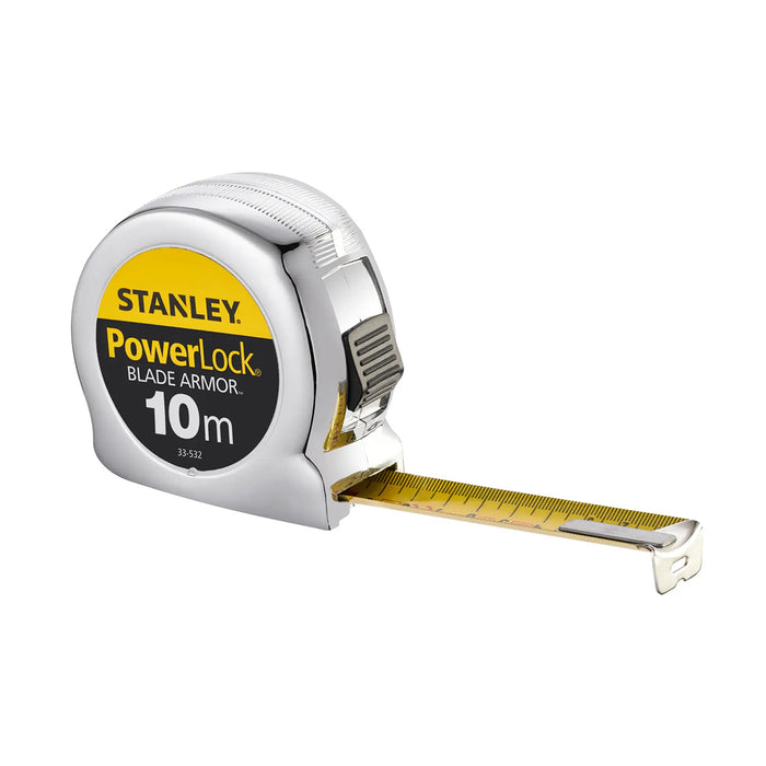 Mètre ruban Stanley PowerLock Blade Armor 10 m x 25 mm