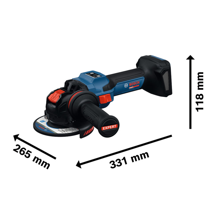 Meuleuse angulaire sans fil 18 V Bosch EXPERT EXWS18V-15S – Ø125 mm – 1500 W équivalent