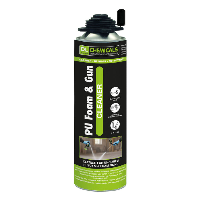 PU Foam & Gun Cleaner – Nettoyant mousse PU fraîche et pistolets
