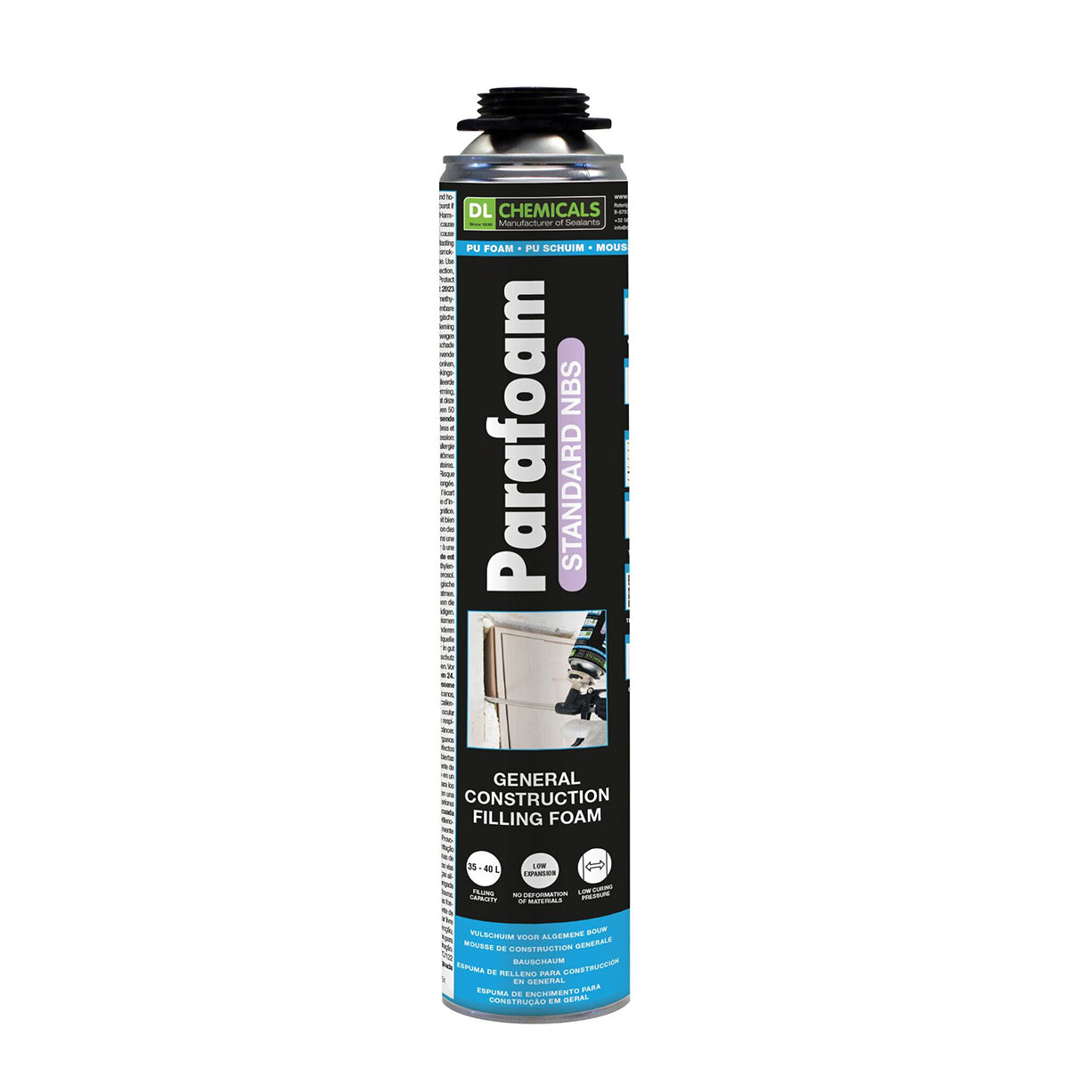 PARAFOAM Standard NBS – Mousse PU pistolable faible expansion 750 ml