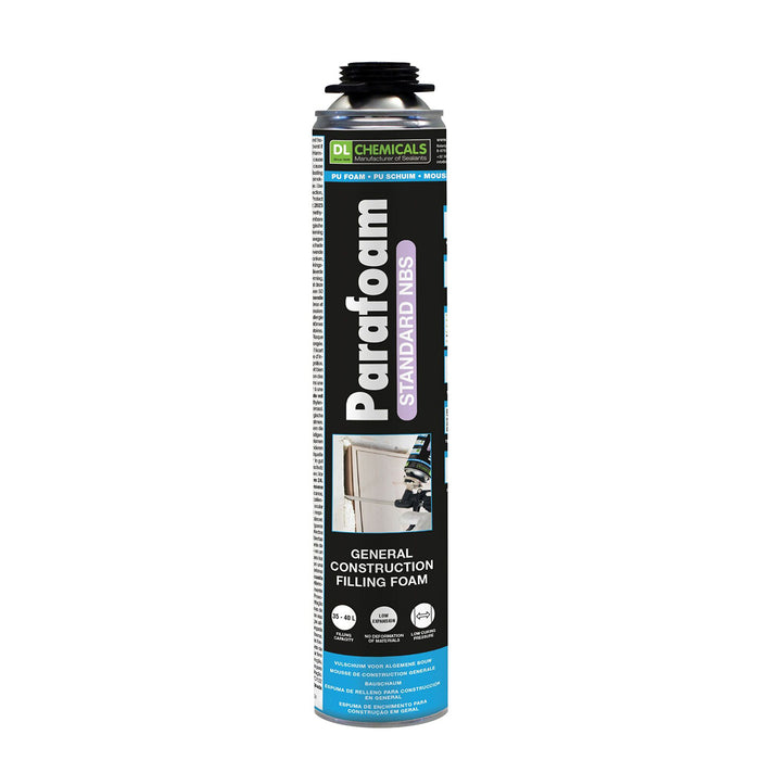 PARAFOAM Standard NBS – Mousse PU pistolable faible expansion 750 ml