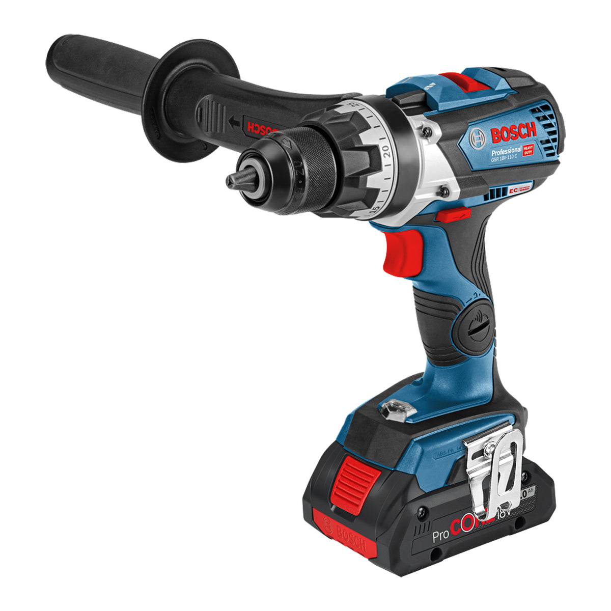 Perceuse-visseuse sans fil 18 V Bosch PRO GSR 18V-110 C – 110 Nm
