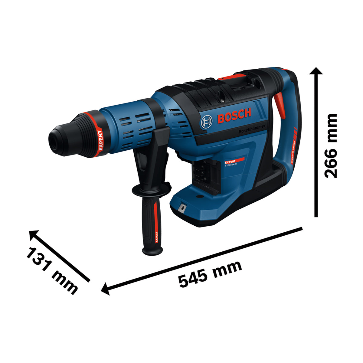 Perforateur sans fil SDS max 18 V Bosch EXPERT EXBH18V-45 – 12,5 J