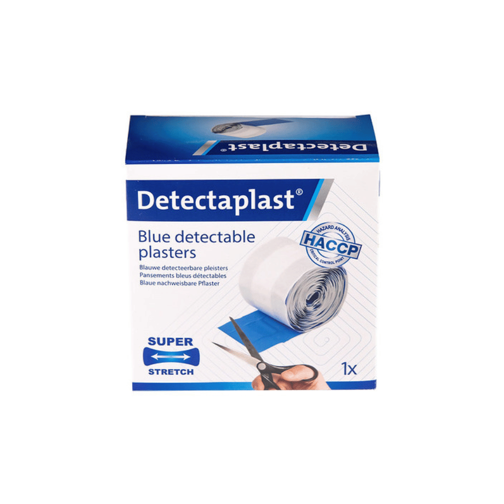 Pansements adhésifs bleus détectables en tissu élastique Détectoplast – FARMOR