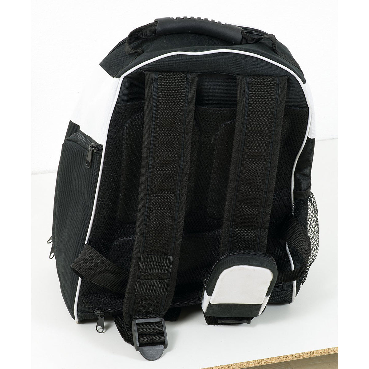 Sac à dos boîte à outils textile Fresh Line 21 L, 15 kg – Blanc et Noir - MOB
