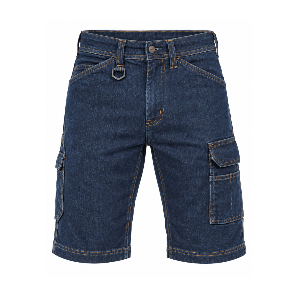 Bermuda denim multipoches noir homme – WK. Designed To Work
