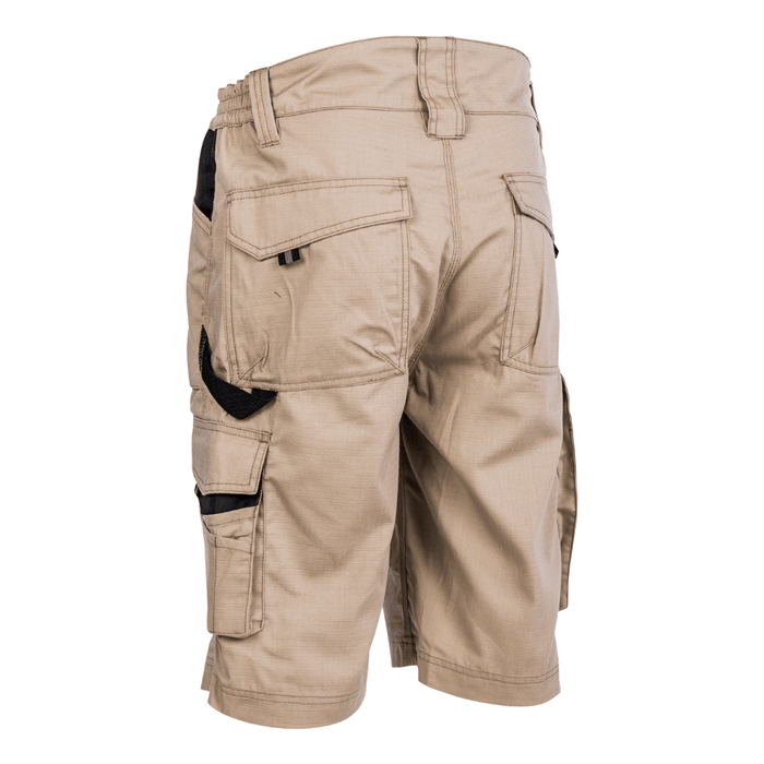 Vue de dos du Bermuda de travail Ripstop OROSI sable – Coverguard