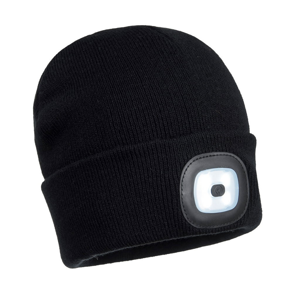 Bonnet LED rechargeable noir B029BKR – Portwest