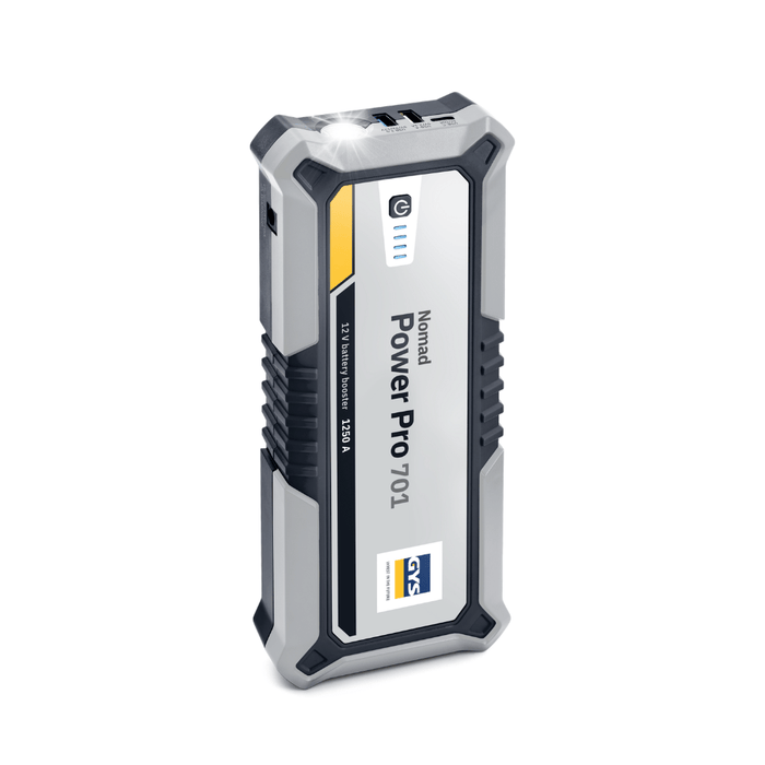 Lumière du Booster lithium GYS NOMAD POWER PRO 701 12 V – 1250 A