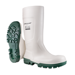 Botte de sécurité PVC Blanc DUNLOP WORKIT SAFETY S4 | WBTOOLS