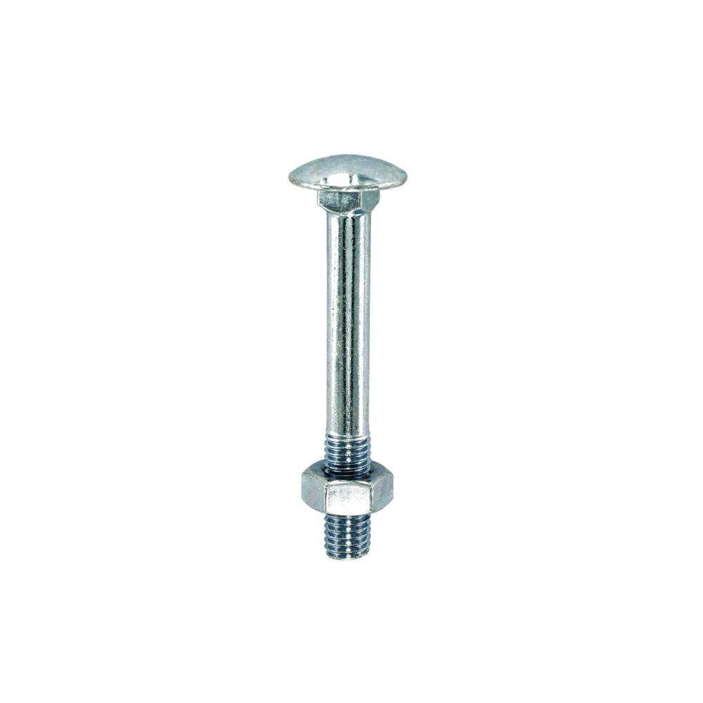Boulon TRCC VYNEX tête ronde collet carré acier zingué
