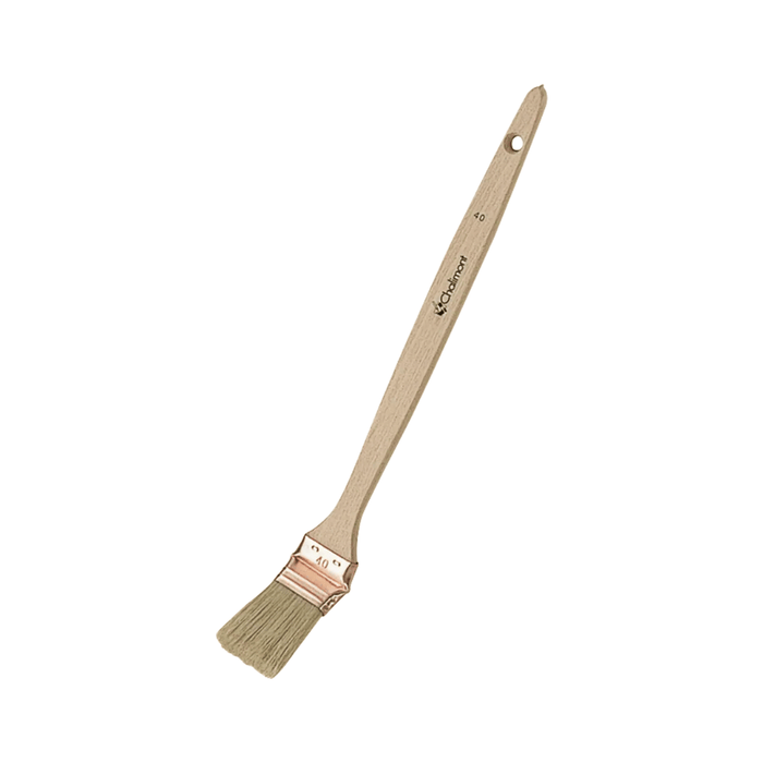 Brosse radiateur coudée 25 mm – L’Outil Parfait