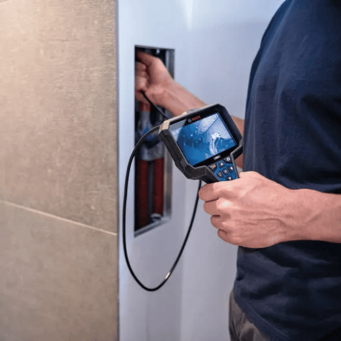 Utilisation de la Caméra d’inspection Bosch PRO GIC 12V-5-27 C 5″ L-BOXX