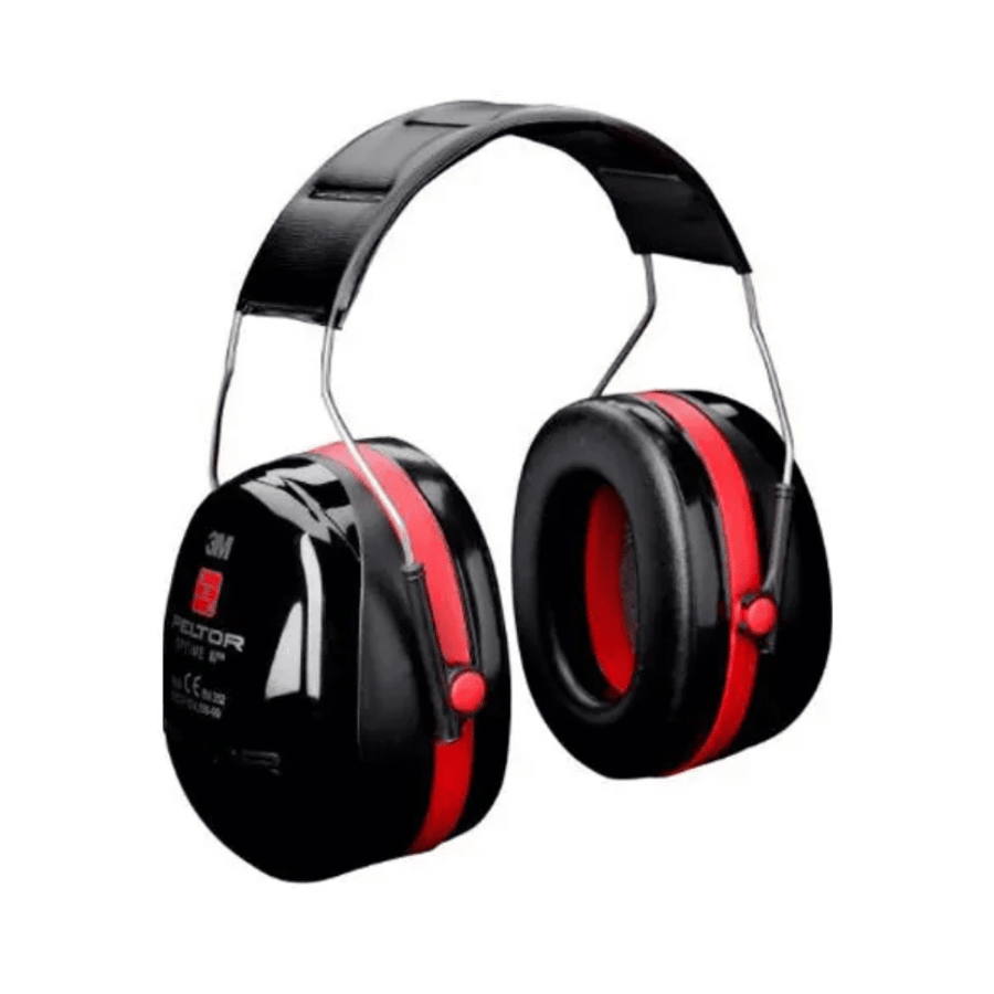 Casque antibruit 3M™ PELTOR™ Optime™ III SNR 34 dB noir / rouge - 3M