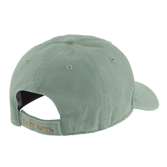 Vue de dos du Casquette Carhartt Canvas Cap Dusty Olive