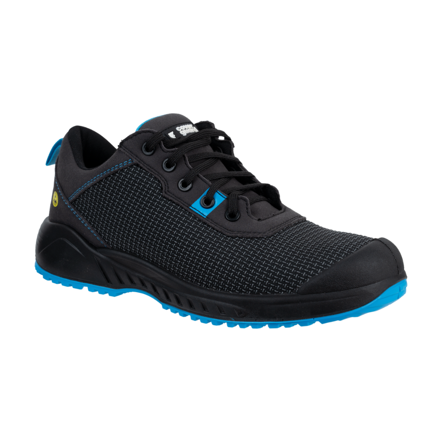 Chaussure de sécurité Basse - Anthracite/Bleu - CLAW RESIST S1P SRC Maille - COVERGUARD