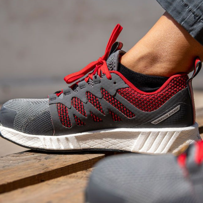Chaussure de sécurité Basse - Gris/Rouge/Blanc - REEBOK IB1070 S1PS SR HRO ESD