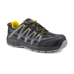Chaussure de sécurité Basse - Noir/Jaune - ALUNI S3S SRC - COVERGUARD