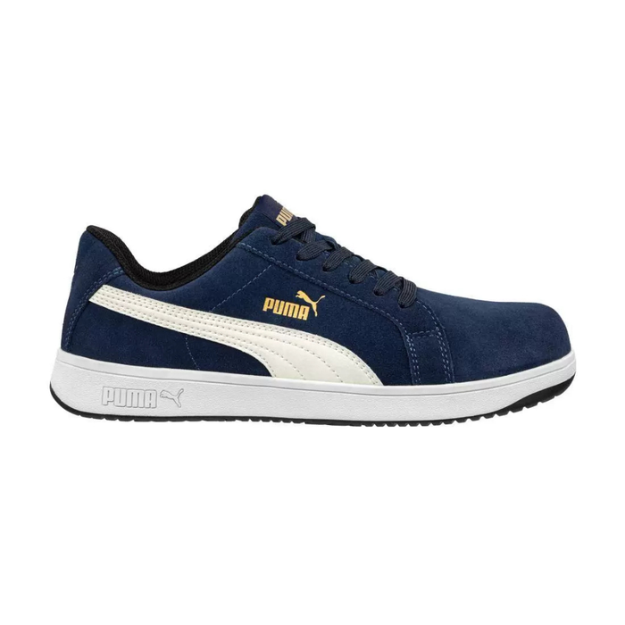 Chaussures de sécurité basses – bleu marine – Iconic Suede Navy Low S1PL ESD FO HRO SR - PUMA SAFETY