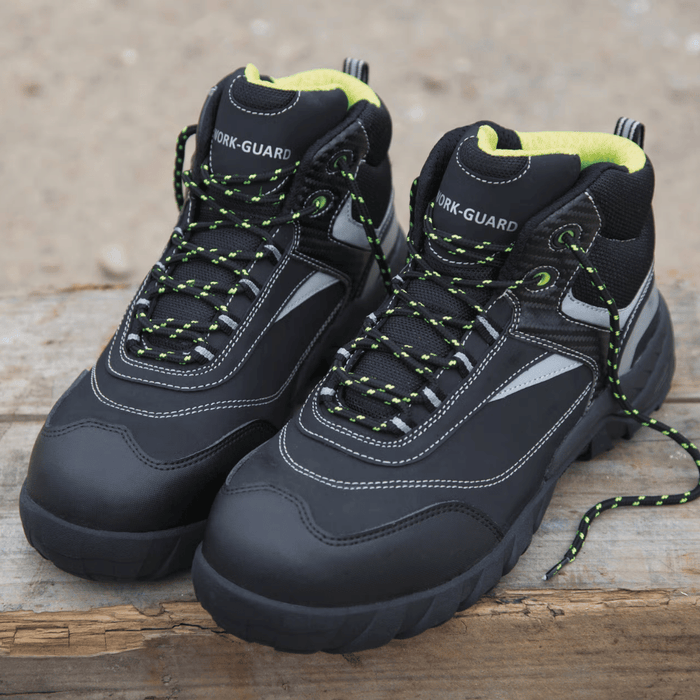 Chaussures de sécurité montantes Blackwatch S3 SRC - Noir / Argent – RESULT