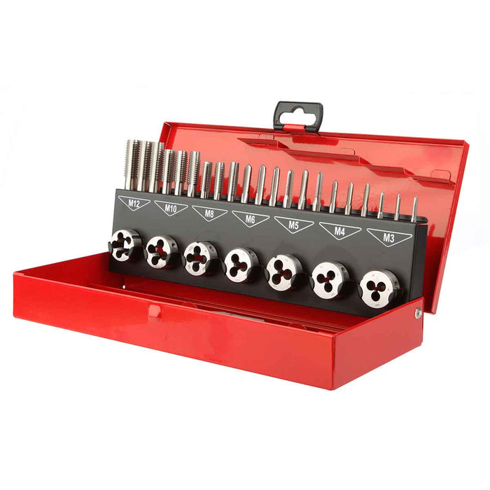 Coffret de 31 pieces - tarauds et filière - DIAGER