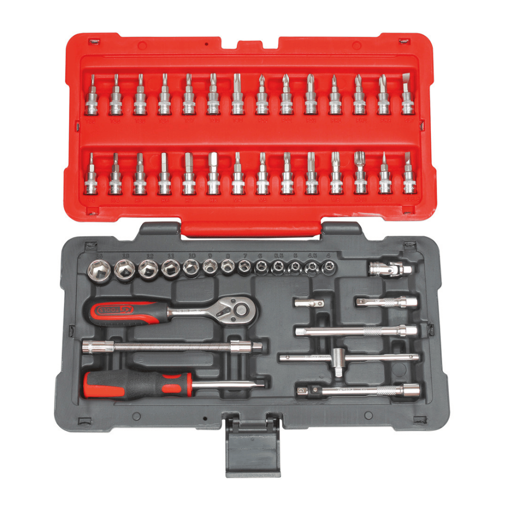 Coffret de douilles et accessoires ULTIMATE 1/4'', 50 pièces - KS TOOLS