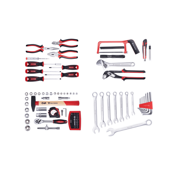 Utilisation du Coffret de dépannage 114 pièces 1/4" + 3/8" – TOOL FRANCE
