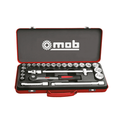 Coffret douilles 1/2" 6 pans 25 pièces – MOB