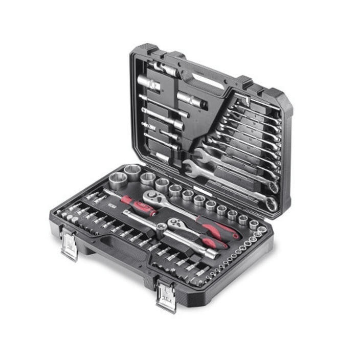Coffret de douilles 1/4" + 1/2" 82 pièces – TOOL FRANCE