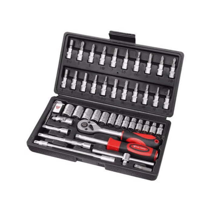 Coffret de douilles 1/4" 46 pièces – TOOL FRANCE