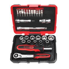 Coffret douilles ULTIMATE 1/4" 27 pcs KS TOOLS