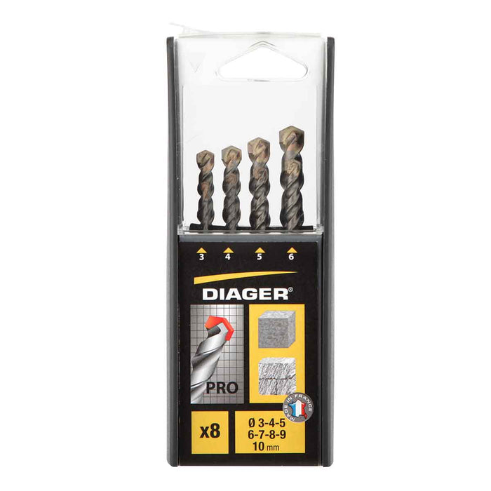 Coffret forets béton PRO - DIAGER
