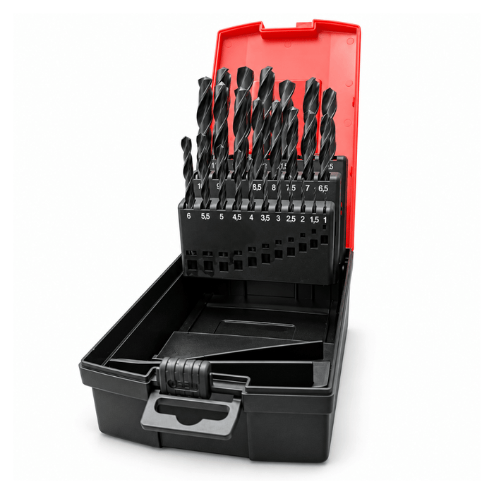 Coffret forets HSS laminés noirs DIN 338 – ALPHA COUPE
