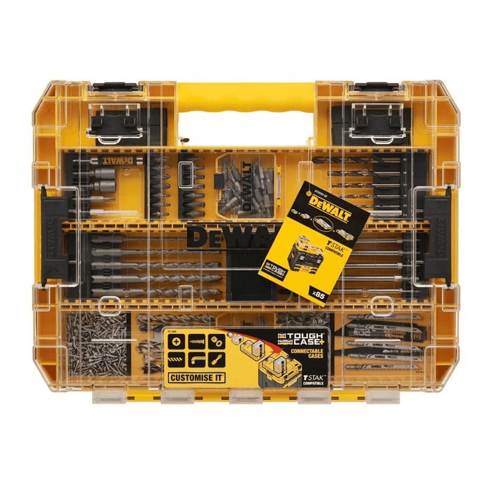 Coffret TOUGHCASE 135 pièces forets et embouts – DEWALT