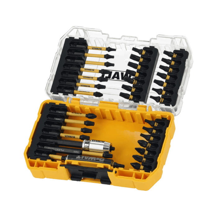 Ouverture du Petit coffret TOUGHCASE 37 pièces FlexTorq – DEWALT