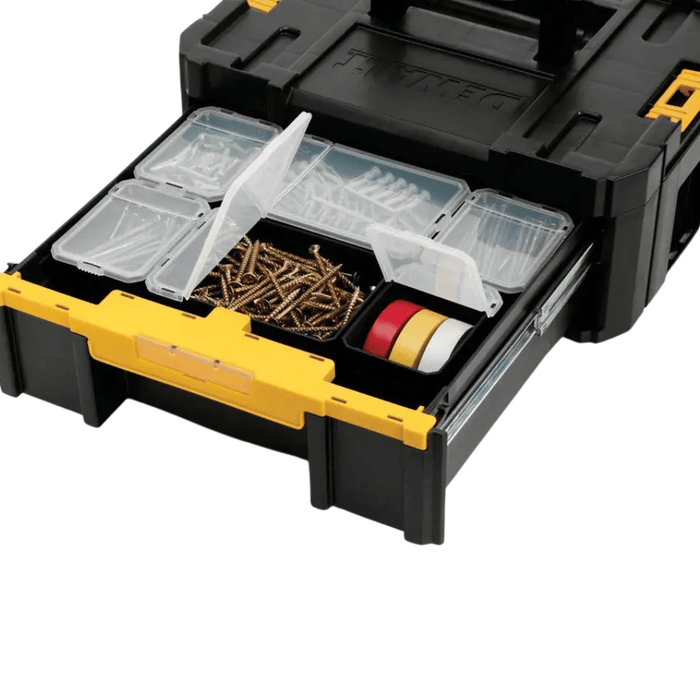 Ouverture du Coffret TSTAK III à tiroir profond 9,5 L – DEWALT