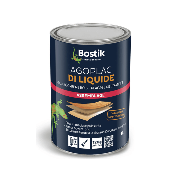 Colle contact AGOPLAC DI Liquide avec durcisseur incorporé – BOSTIK