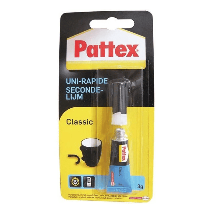 Colle instantanée Pattex Uni-Rapide Classic 3 g