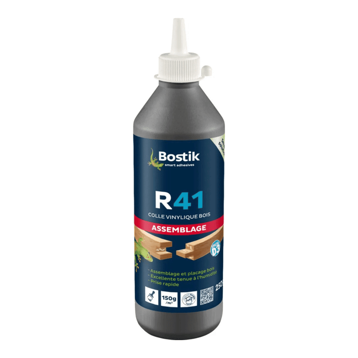 R41 – Colle vinylique bois D3 à prise rapide - BOSTIK