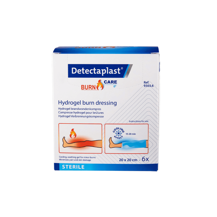 Compresses Hydrogel brûlures stériles FARMOR – 20 × 20 cm