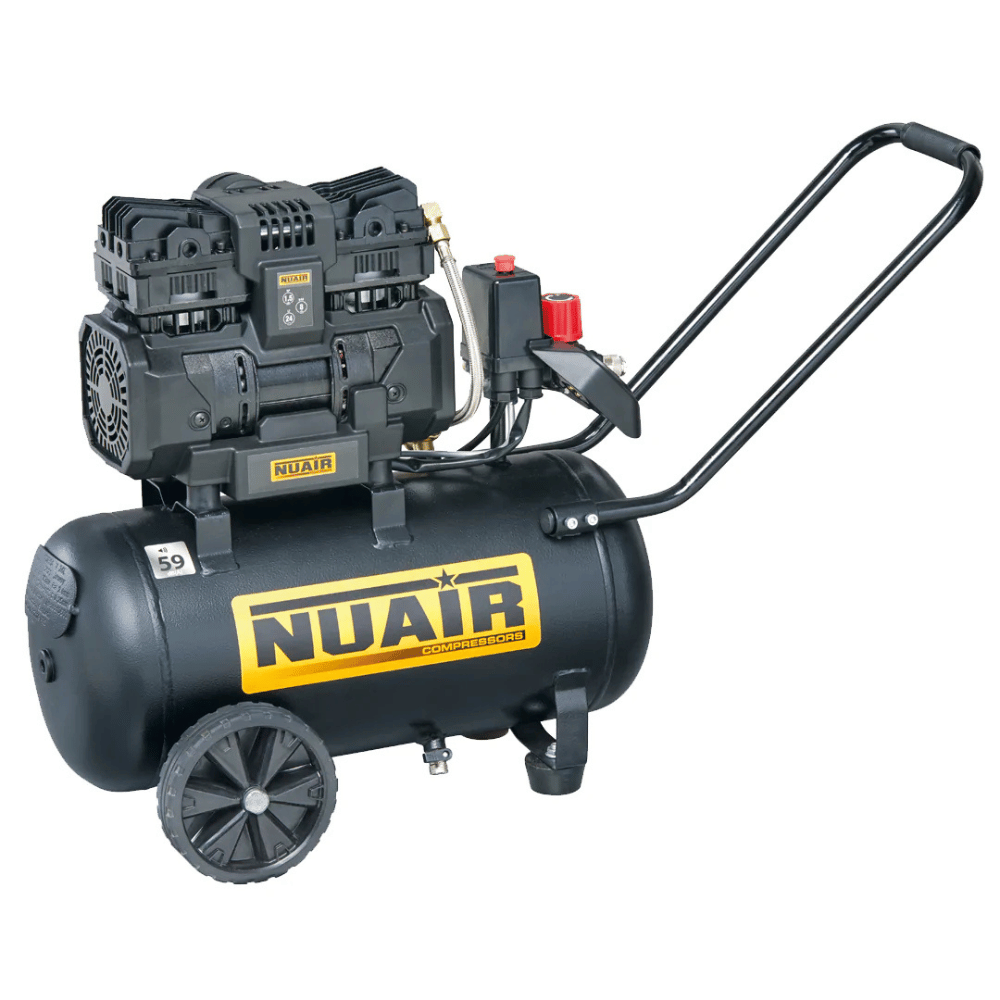 Compresseur silencieux sans huile SILTEK TB – 24 à 100 L – NUAIR