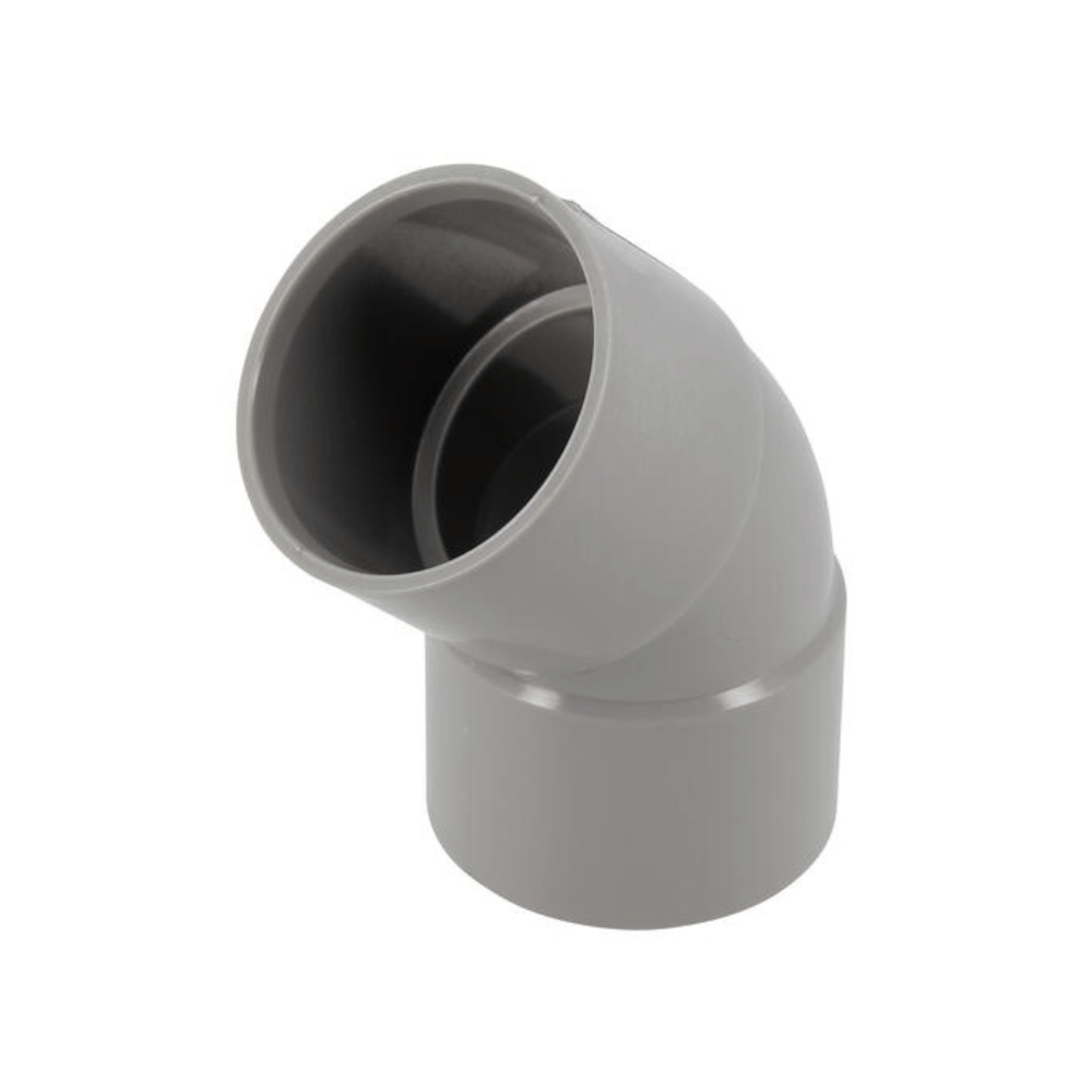 Coude FF 45° PVC évacuation GIRPI Ø32 à Ø315 mm