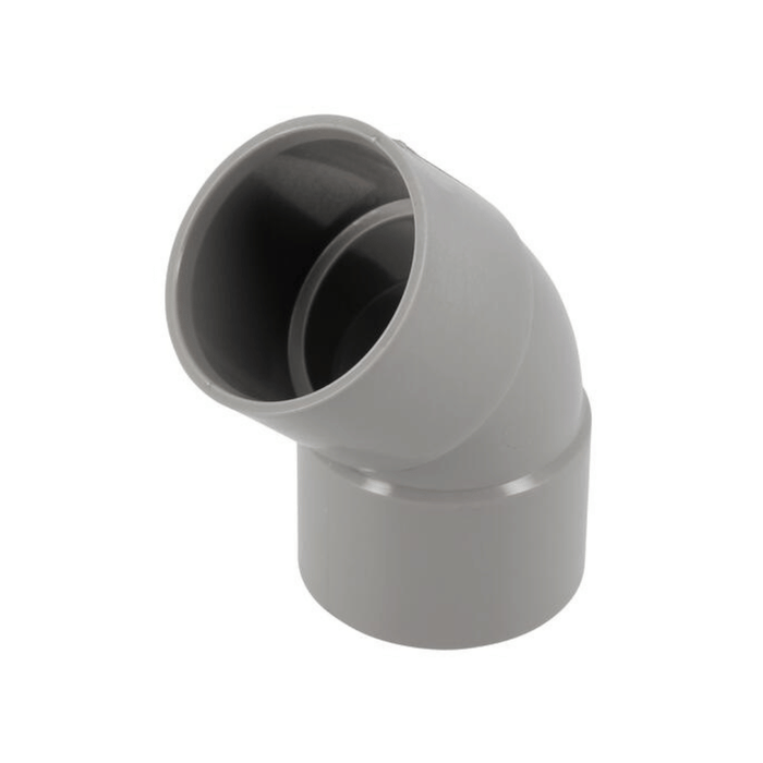 Coude FF 45° PVC évacuation GIRPI Ø32 à Ø315 mm