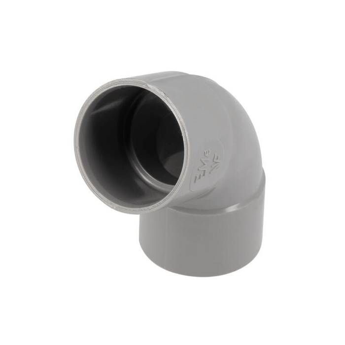 Coude FF 67°30 PVC évacuation GIRPI Ø32 à Ø160 mm