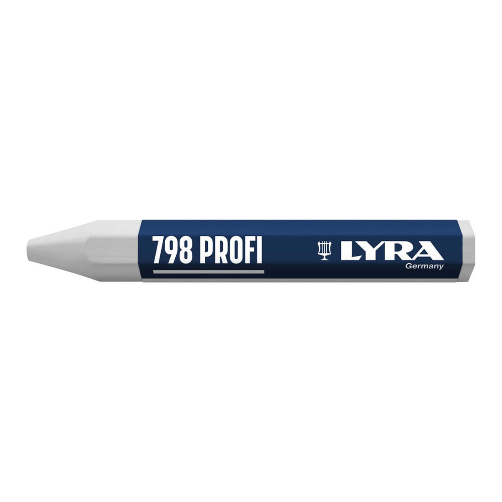 Craie blanche à la cire 798 PROFI 12 mm – LYRA